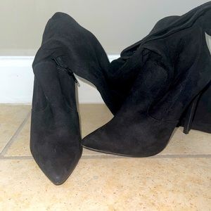 Knee high Black high heel boots